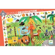 Observatiepuzzel Jungle 35 stuks - Djeco DJ07590